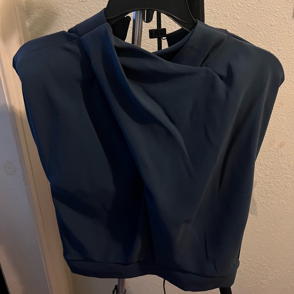 Navy Blue Blouse